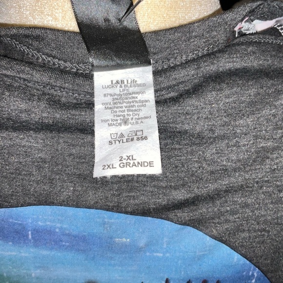 Wanderlust XXL Neon Colors Long Sleeve Blouse - Picture 5 of 7